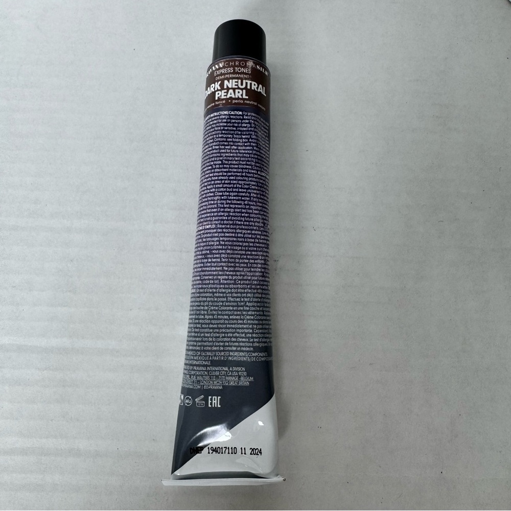 NIB Pravana ChromaSilk Express Tones Dark Neutral Pearl Brunette Hair Color - Picture 13 of 15